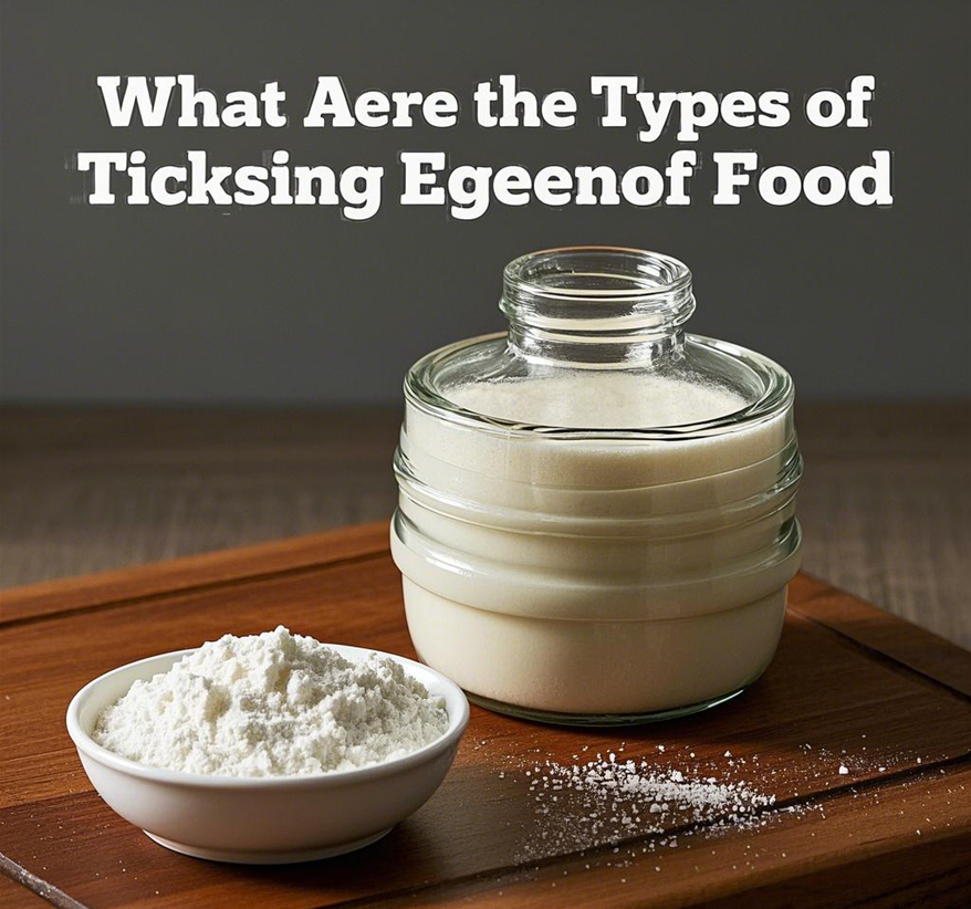 What Are the Types of Thickening Agents for Food?